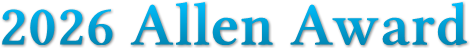 2026 Allen Award 2026 Allen Award